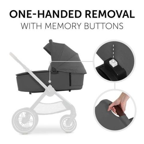 Универсальная коляска 2 в 1 Hauck Walk N Care Air Dark Grey